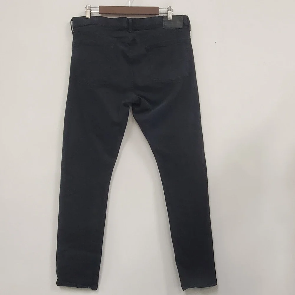 Polo‎ Ralph Lauren Mens Sullivan Slim Leg Pants Size 36 Black Flat Front Office